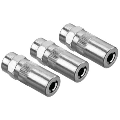 Heavy-Duty 1/8" NPT  Grease Gun Coupler (3 PK)